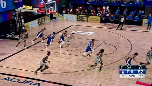 【NBA集錦】約翰遜果敢無比強突籃下 霍福德毫不留情直接大帽扇飛