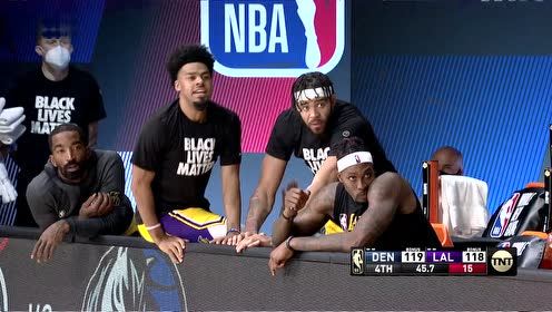【NBA集锦】詹姆斯关键时刻攻坚拿下2+1 一个肉蛋冲击教做人