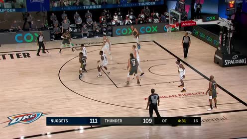 【NBA集锦】相当靠谱的队友 约基奇手感爆棚打板命中