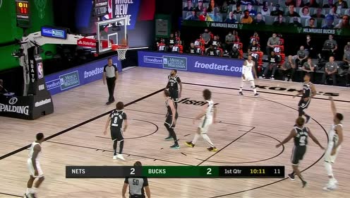 【NBA集锦】这防守跟闹着玩似的 字母哥连中三分空心入网