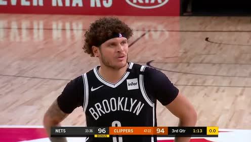 【NBA集錦】籃網(wǎng)vs快船第3節(jié) 萊昂納德三分三連中太無解