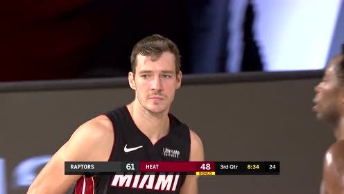 【NBA集锦】猛龙vs热火精华回放 范弗利特36+5西亚卡姆两罚全中锁定胜局