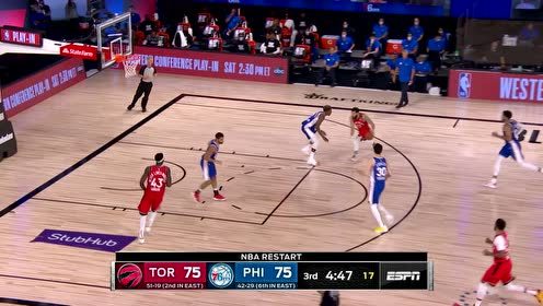 【NBA集錦】真喬丹也要怵 哈里斯排球大帽殘忍拒絕