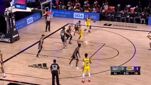 【NBA集錦】一打二絲毫不虛 詹姆斯強頂兩人防守打成2+1