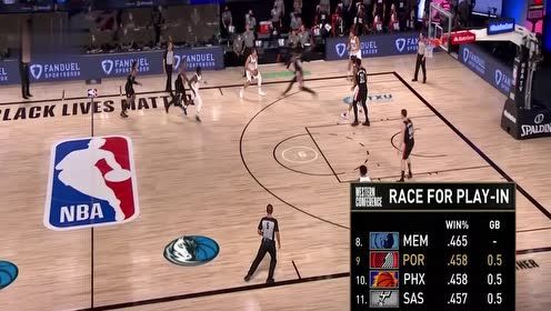 【NBA集锦】开拓者134-131独行侠 波神空砍36+6利拉德61+8率队险胜