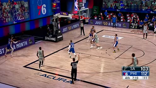 【NBA集錦】追分勢頭還挺猛？哈里斯橫撤步三分殺人誅心