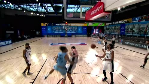 【NBA集锦】马刺vs灰熊五佳球 米尔斯高难度压哨克拉克空接隔扣