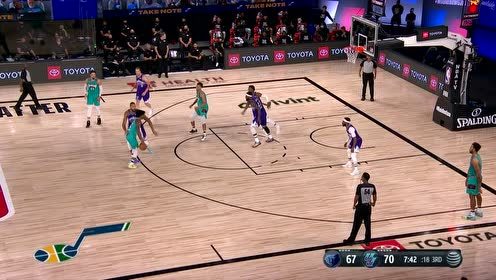 【NBA集锦】莫兰特环顾四周无人 果断出手击停爵士乐
