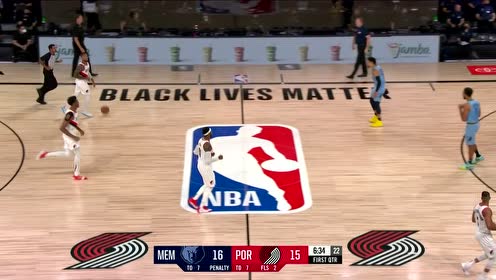 【NBA集锦】戏耍防守如无物 利拉德假动作连过两人突破取分