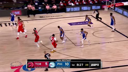 【NBA集錦】洛瑞機智反彈穿小門 西卡這餅吃得太輕松