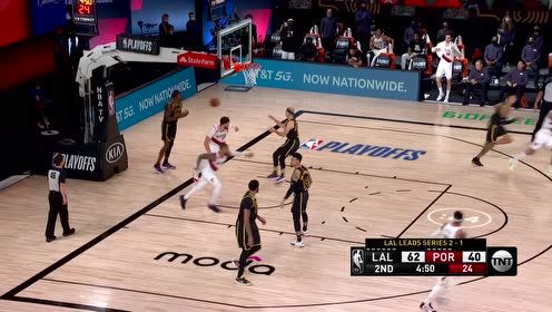 【NBA集錦】利拉德加速超車肉眼可見 高手上籃無(wú)視魔獸追防