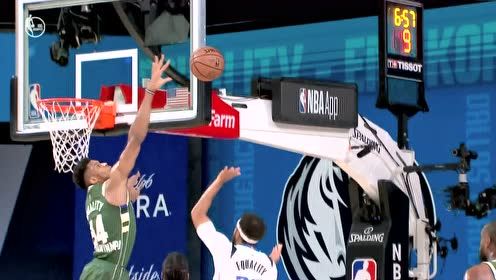 【NBA集锦】库里抛投也能被帽！字母哥面前没有不可能