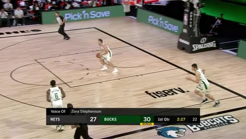 【NBA集锦】弹道无需修正 科沃尔三分穿云手起刀落