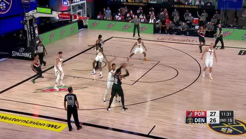 【NBA集锦】经验老到现场教学 安东尼硬凿防守打成2+1
