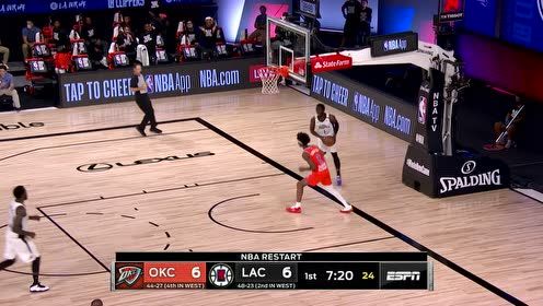 【NBA集錦】小伙子手太快 亞歷山大輕松抄截反擊扣籃沒(méi)人來(lái)追