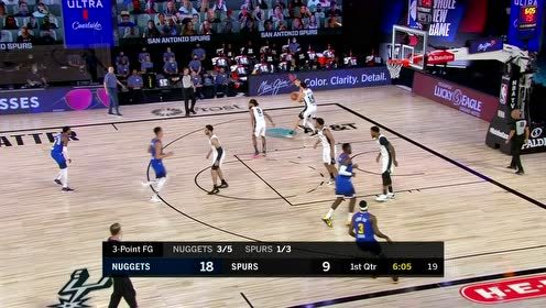 【NBA集锦】第一次打铁没关系 队友抢回来米神再投三分稳稳命中