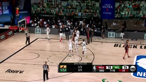 【NBA集锦】马修斯转换三分一箭穿心 雄鹿追上只差2分