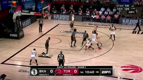 【NBA集錦】洛瑞一記頂弧三分 衛(wèi)冕冠軍的征程從此開始