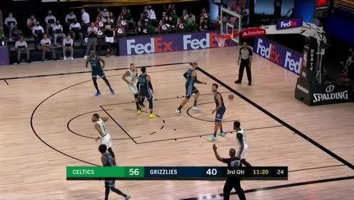 【NBA集锦】海沃德击地妙传戏耍莫兰特 塔图姆三分架炮正中靶心