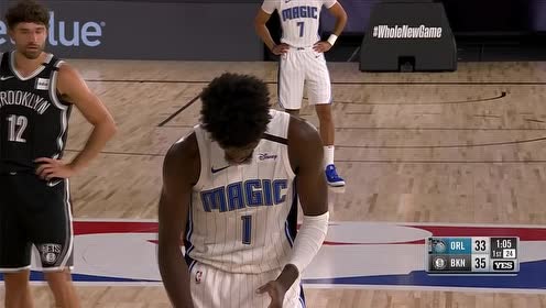 【NBA集锦】身高优势体现的淋漓尽致 艾萨克不惧防守强硬打成2+1