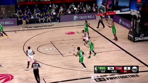 【NBA集锦】视防守如无物 洛瑞直插篮下挑篮得手