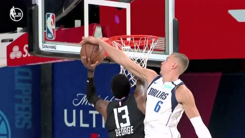【NBA集錦】波爾津吉斯單臂血帽喬治 不服裁判吃到技術(shù)犯規(guī)
