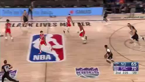 【NBA录像回放】鹈鹕vs国王第2节 福克斯杰弗里斯空接连线