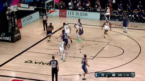 【NBA集錦】假突真?zhèn)魅~底穿花 小庫(kù)里連線里夫斯反籃建功
