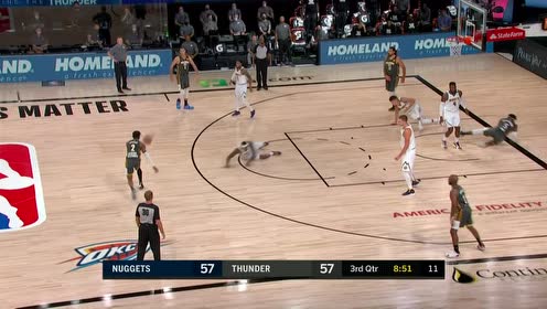 【NBA集锦】多尔特无情封盖直接放倒米尔萨普 保罗底角三分命中助队起势