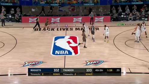 【NBA集锦】比赛还有悬念！ 约基奇篮下打进追至仅差1分