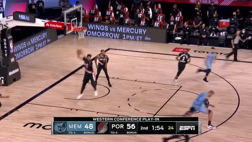 【NBA集錦】神仙隊友利拉德低手妙傳 努爾基奇接球單手暴扣