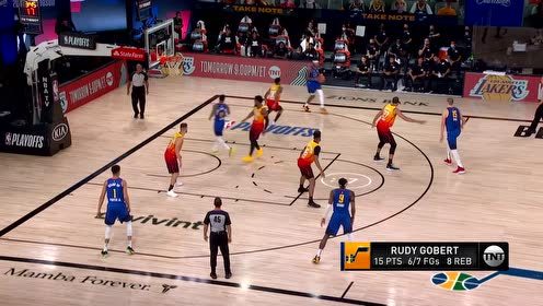 【NBA集錦】心疼籃筐一秒鐘！米切爾再送空接妙傳戈貝爾拔起重扣