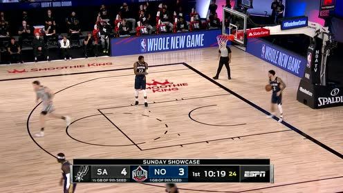 【NBA集錦】今天又是元氣滿滿的小白 懷特三分線外連續(xù)開火連得6分
