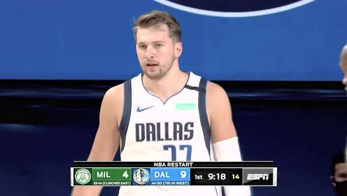 【NBA集锦】将你过了个干干净净！东契奇两个回合击溃马修斯