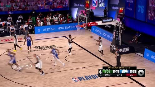 【NBA集锦】霍福德篮下接球 转身投篮轻松打进