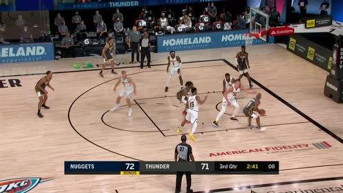 【NBA集锦】关键时刻总能挺身而出 保罗飘逸后仰两分打进