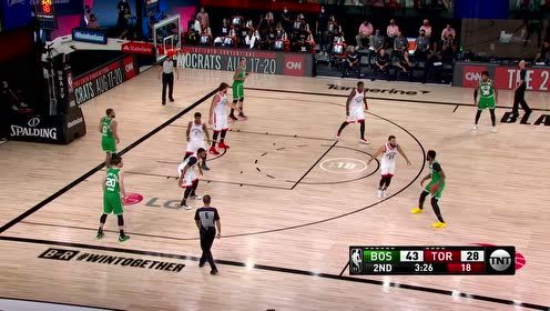 【NBA集锦】布朗一记声东击西 泰斯轻松三分飙中