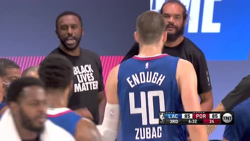 【NBA集锦】祖巴茨灵巧助攻 沙梅特飞身暴扣扳平比分