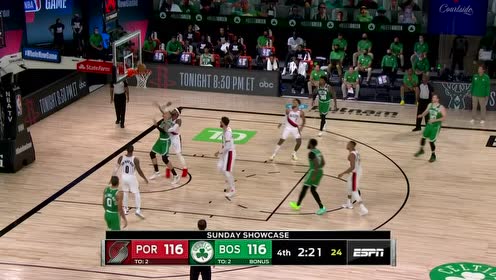 【NBA集锦】90秒回看开拓者124-128凯尔特人 末节利拉德找回手表无奈空砍