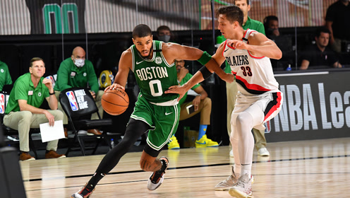 【NBA集锦】开拓者124-128凯尔特人 利拉德空砍30分16助攻不敌绿军群雄