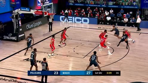 【NBA集锦】奥卡福转身抹篮下！面对空篮单手劈扣怒扣一记