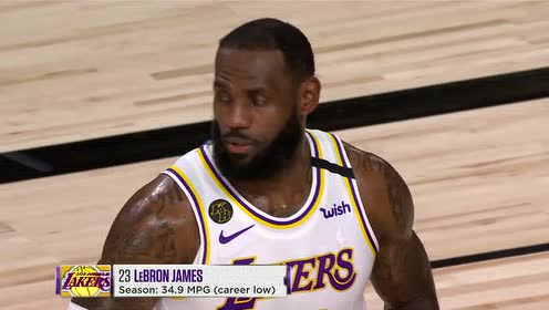 【NBA录像回放】湖人vs爵士第1节 詹姆斯背运过人一条龙天秀