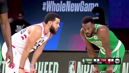 【NBA集锦】矮个后卫很能蹦 沃克大帽守卫篮筐火线推反击得手