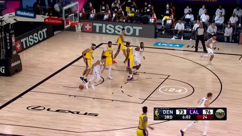 【NBA集锦】这么不相信小胖子的手感？约基奇空位三分一箭穿心