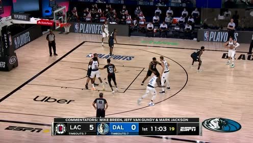 【NBA集锦】快船开场气势如虹 乔治干拔2分莫里斯追身3分