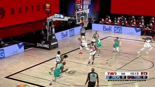 【NBA集锦】开场进攻毫不手软 莫兰特里突外投连砍5分