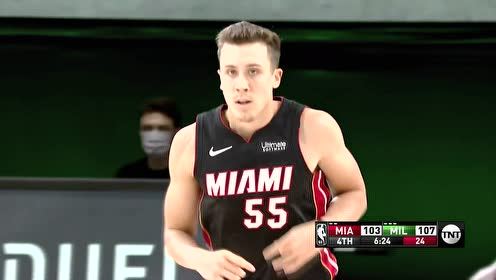 【NBA集锦】伊戈达拉核心力量拉满空中转体送妙传 罗宾逊三分入网稳准狠