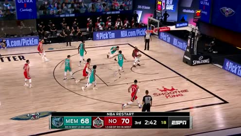【NBA集锦】梅利眼疾手快送助攻 霍乐迪反跑双手暴扣