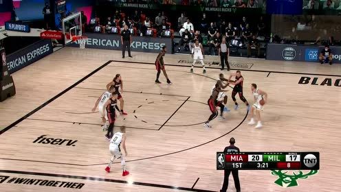 【NBA集锦】希罗飞身抢断再送空中连线！小琼斯力劈华山展现惊人弹跳