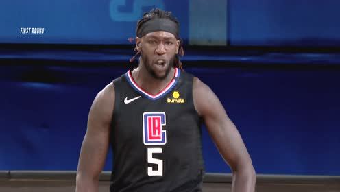 【NBA集錦】咆哮怒吼！哈雷爾硬杠波神籃下強起2+1打進